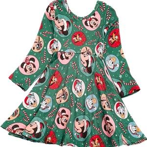 Fab Five Christmas Candy Cane Twirl Dress